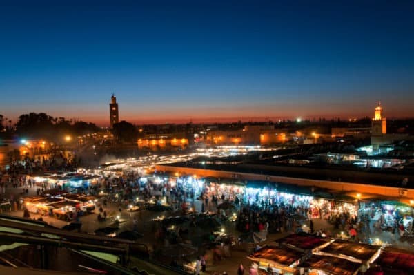 Marrakech Jemaa el-Fna tori